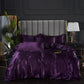 25 Momme Luxury Pure Mulberry Silk Bedding Set of 4（1x Quilt Cover + 1x Bedsheet + 2x Pillowcases）