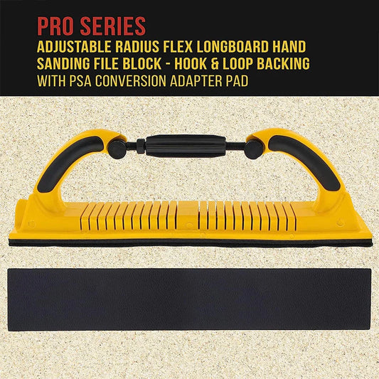 Adjustable Radius Flex Longboard Hand Sanding File Block Hand Grinder🔥
