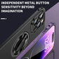 Magnetic Attraction Spring Buckle Metal Frame Case Cover For iPhone