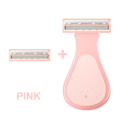 Convenient Hair Removal Set with Replaceable Blades