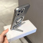 📱Frameless Bracket Phone Case For iPhone-Stand function, watch videos hands-free.