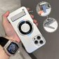 📱Frameless Bracket Phone Case For iPhone-Stand function, watch videos hands-free.