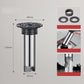 Self-Closing Floor Drain with Hair Catcher