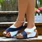 🔥Last Day Promotion 50% OFF - Women's Ultra Comfortable Slope Heel Orthopaedic Sandals