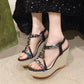🌸Spring Specials🌸 Women's Boho Wedge Pointed Toe Sandals