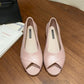 Comfortable Casual Cutout Chunky Heel Shoes