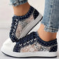 🎉Hot Sale 50% OFF🎉Women's Casual Flat Round Toe Lace Up Low Top Shoes