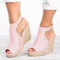 ✨Early Summer New✨Women's Ankle Strap Wedge Platform Sandals