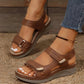 Women's Fashion Cutout Platform Wedge Sandals