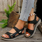Women's Fashion Cutout Platform Wedge Sandals