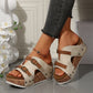 🔥LAST DAY PROMOTION - 53%OFF🔥Cutout Platform Wedge Sandals
