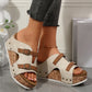 🔥LAST DAY PROMOTION - 53%OFF🔥Cutout Platform Wedge Sandals