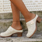 🌸LAST DAY PROMOTION - 50%OFF🌸Women's Slip-On Closed Toe Chunky Sandals