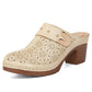 🌸LAST DAY PROMOTION - 50%OFF🌸Women's Slip-On Closed Toe Chunky Sandals
