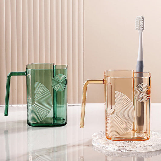 Luxury Gargle Cup with Toothbrush Slot