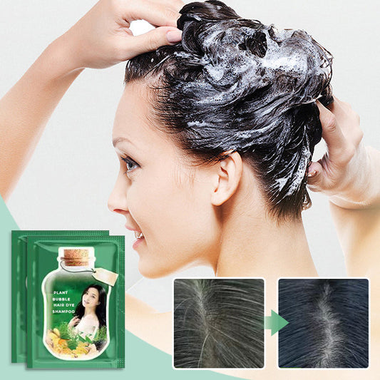 【Christmas Gift】 10PCS Plant Bubble Hair Dye Shampoo