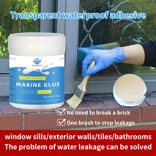 Transparent polyurethane waterproof leak repair coating