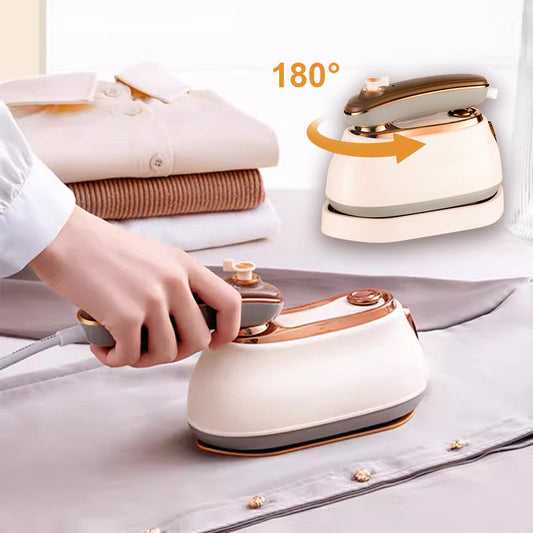 2 in 1 1000W Handheld Rotatable Clothes Wrinkle Release Steam Iron