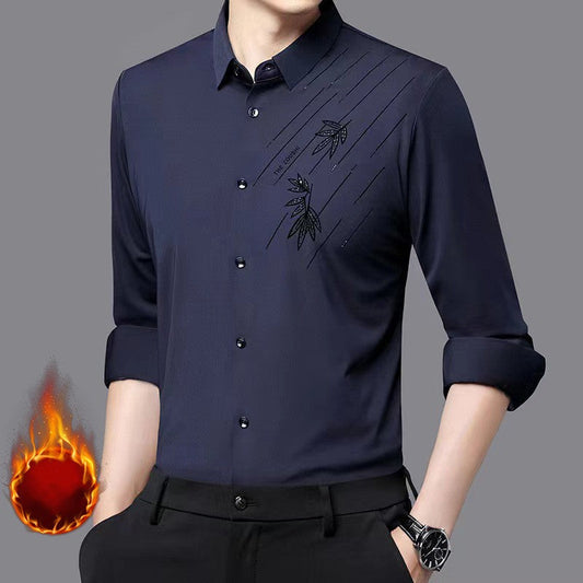 [Men’s Gift] Men's Winter Thickened Warm Long Sleeve Shirt