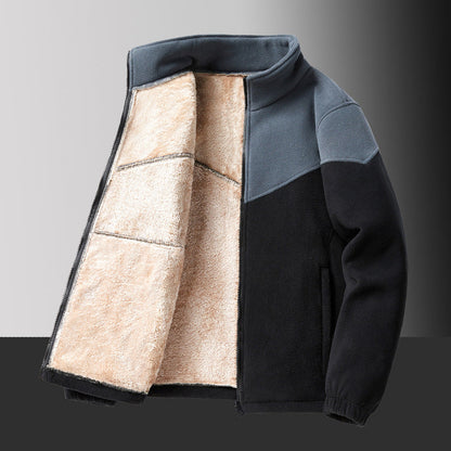 [Best Gift For Him] Men's Winter Faux Lambswool Warm Jacket