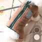 Winter Cozy Dog Coat with D-rings