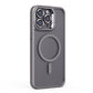 Metal Lens Holder Magnetic Mobile Phone Case for iPhone