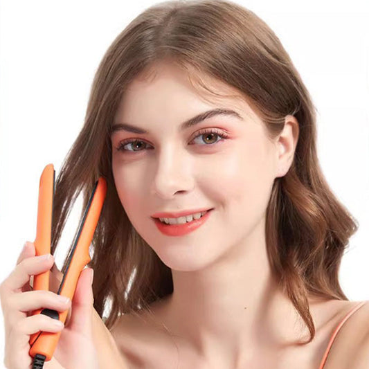 2-in-1 Mini Curling Wand & Flat Iron Hair Straightener（50% OFF）