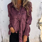 👗💖Collar charm, fashion upgrade! Women's casual fashion turn-down collar shirt👗💖