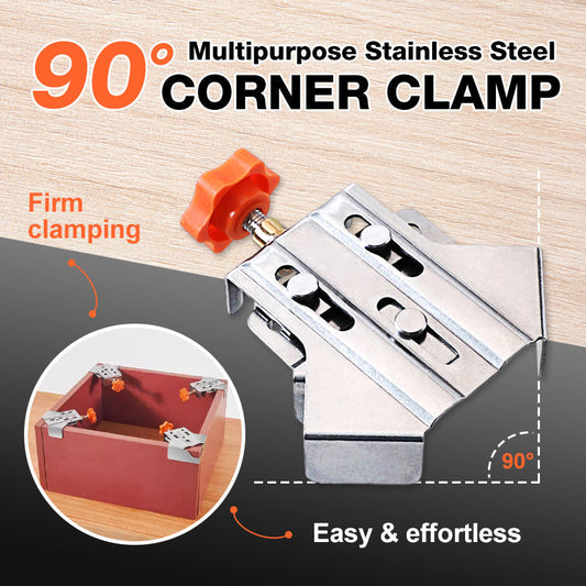 Multipurpose Stainless Steel 90 Degree Corner Clamp